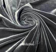 Load image into Gallery viewer, Charcoal Velvet - Wraps
